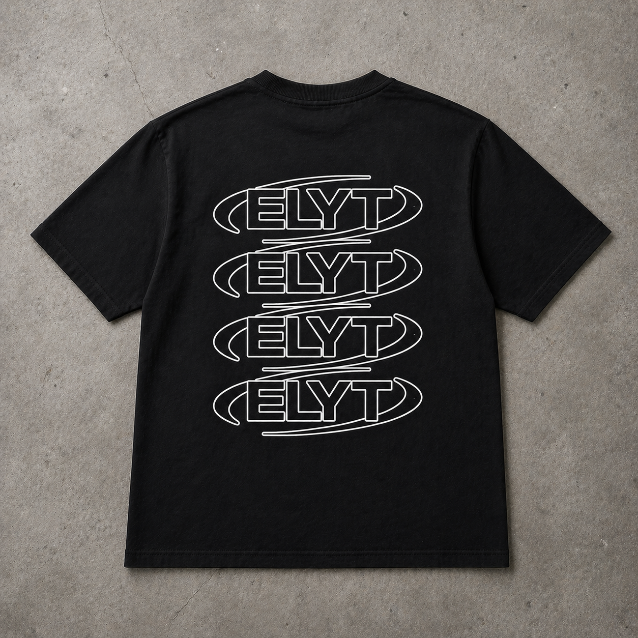 ELYT Repeat Logo Oversized Tee