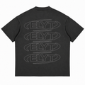 ELYT Repeat Logo Tee - Washed Coal / Grey