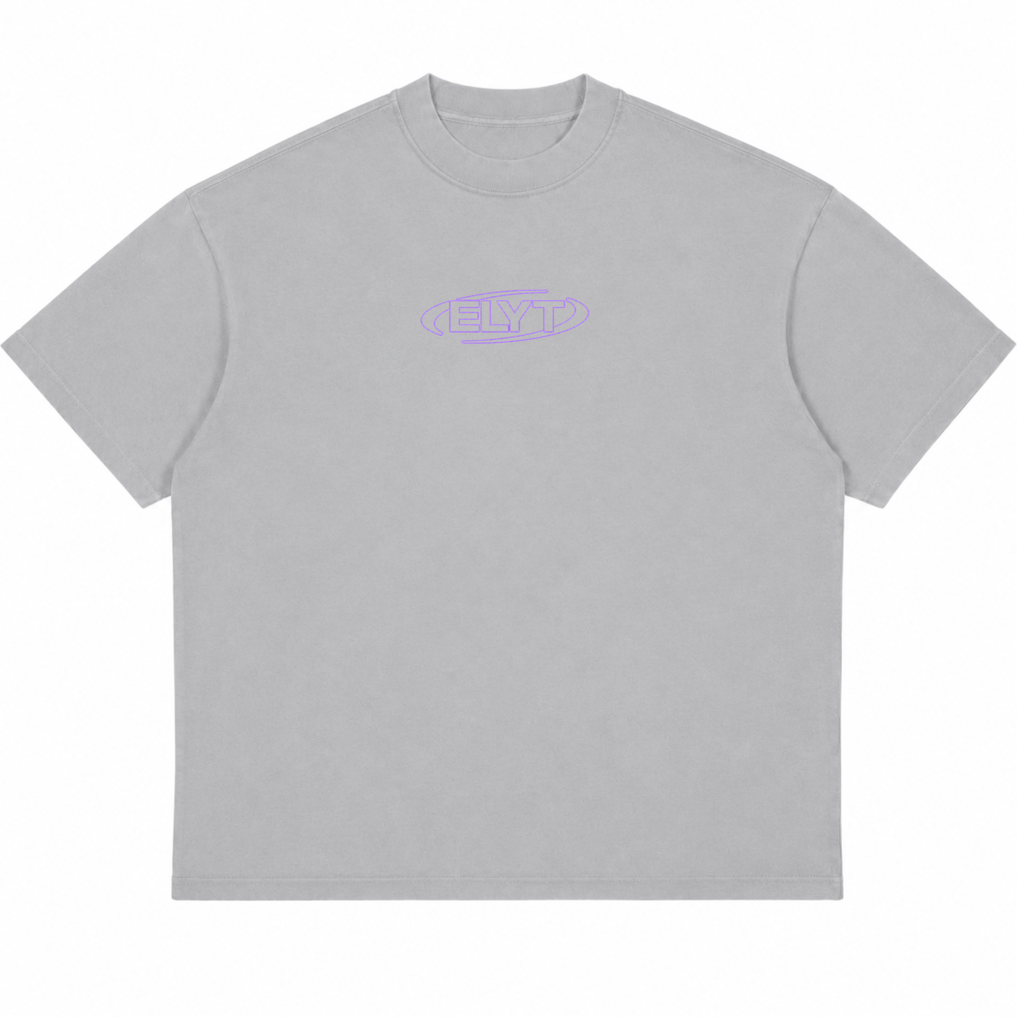 ELYT Repeat Logo Tee - Washed Storm / Purple