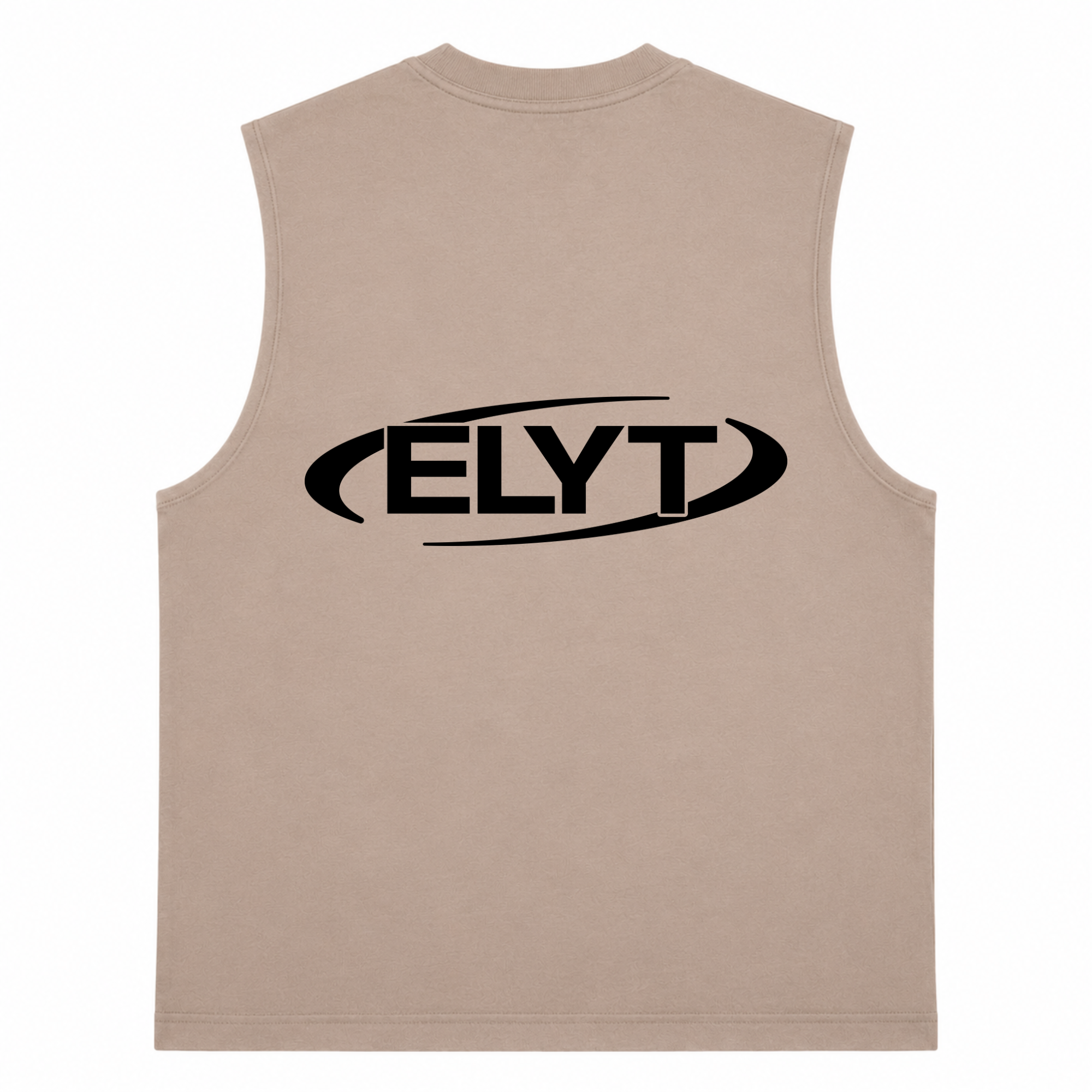 ELYT Training Tank - Washed Khaki / Black